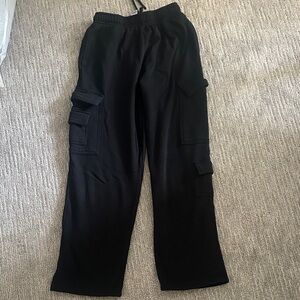 Garage Black Cargo Sweatpants Utility Pants women small